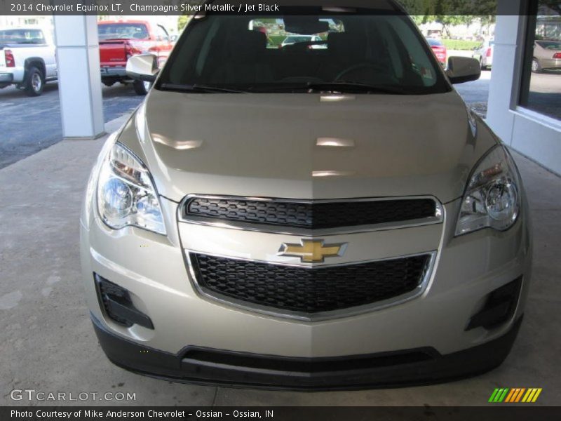 Champagne Silver Metallic / Jet Black 2014 Chevrolet Equinox LT