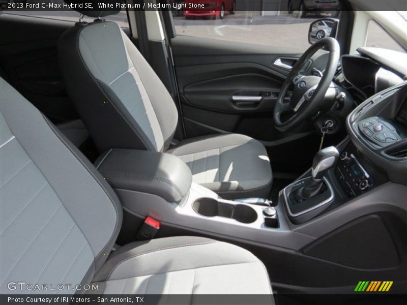 White Platinum / Medium Light Stone 2013 Ford C-Max Hybrid SE