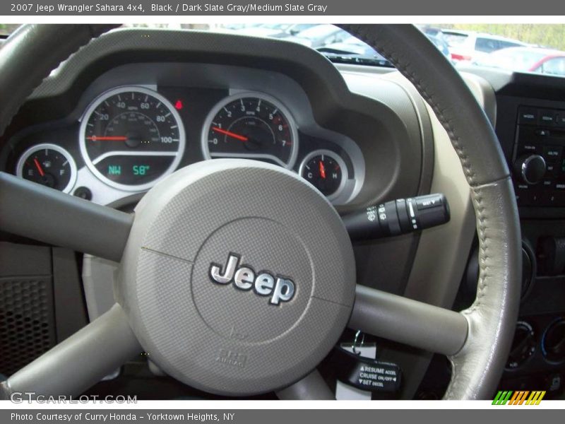 Black / Dark Slate Gray/Medium Slate Gray 2007 Jeep Wrangler Sahara 4x4
