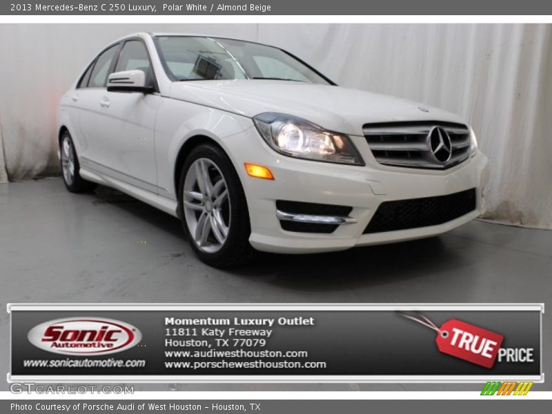 Polar White / Almond Beige 2013 Mercedes-Benz C 250 Luxury