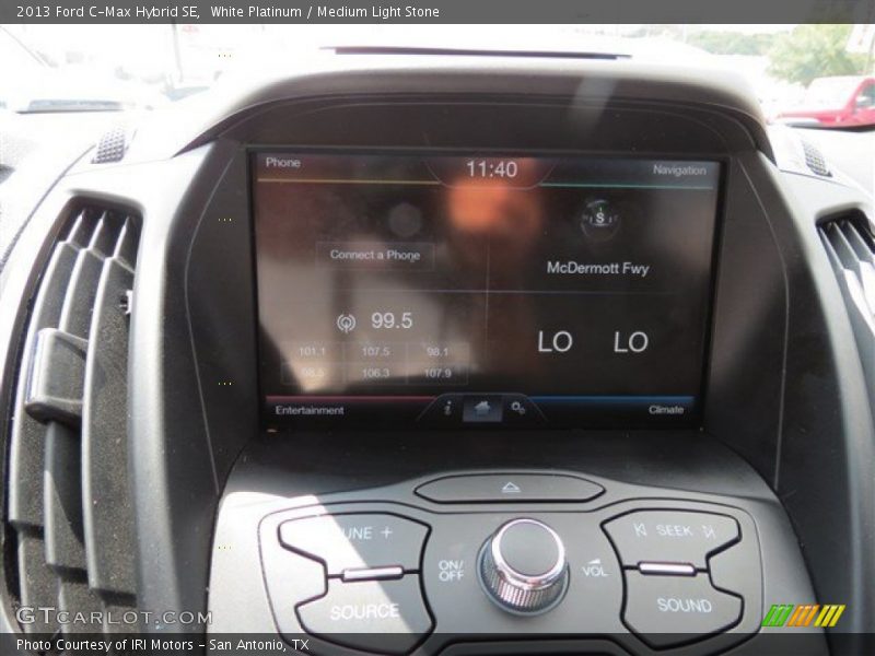 White Platinum / Medium Light Stone 2013 Ford C-Max Hybrid SE