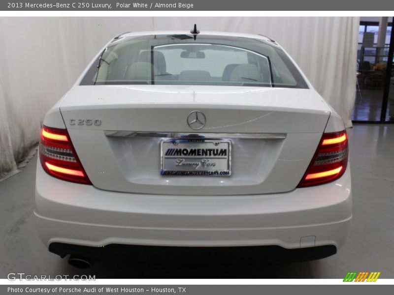 Polar White / Almond Beige 2013 Mercedes-Benz C 250 Luxury