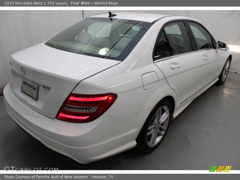 Polar White / Almond Beige 2013 Mercedes-Benz C 250 Luxury