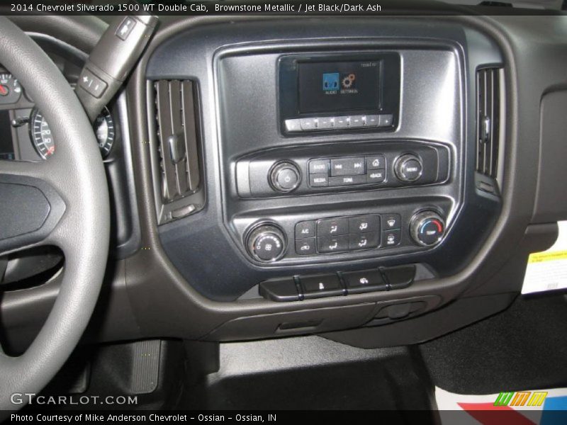 Brownstone Metallic / Jet Black/Dark Ash 2014 Chevrolet Silverado 1500 WT Double Cab