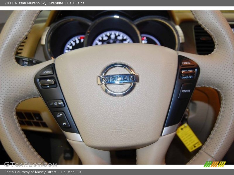 Graphite Blue / Beige 2011 Nissan Murano SV