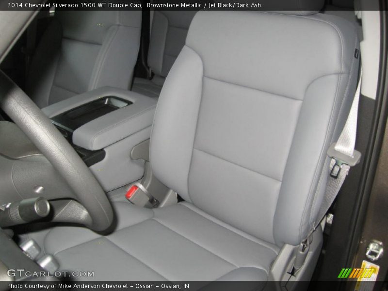 Brownstone Metallic / Jet Black/Dark Ash 2014 Chevrolet Silverado 1500 WT Double Cab
