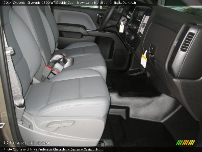 Brownstone Metallic / Jet Black/Dark Ash 2014 Chevrolet Silverado 1500 WT Double Cab