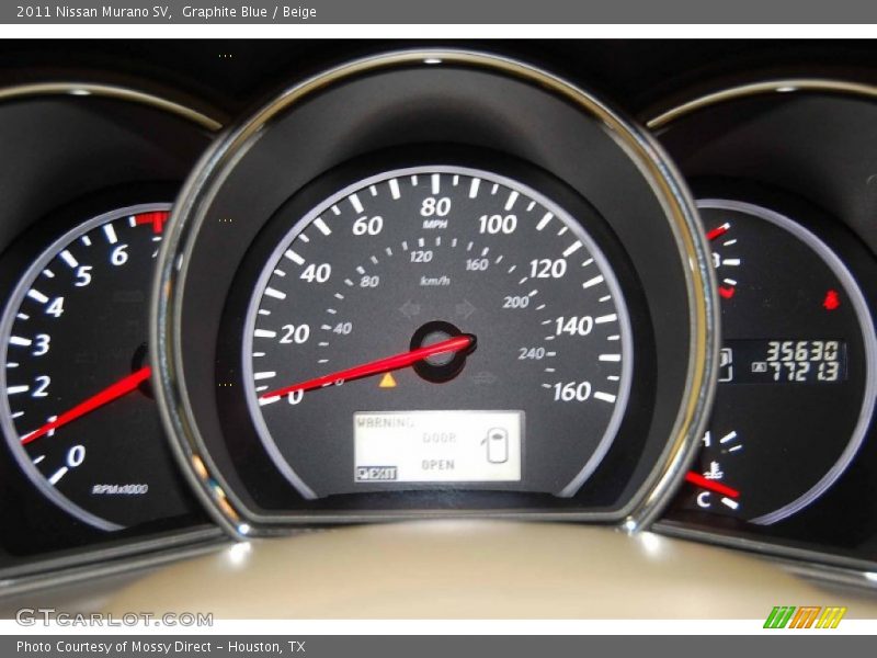 Graphite Blue / Beige 2011 Nissan Murano SV