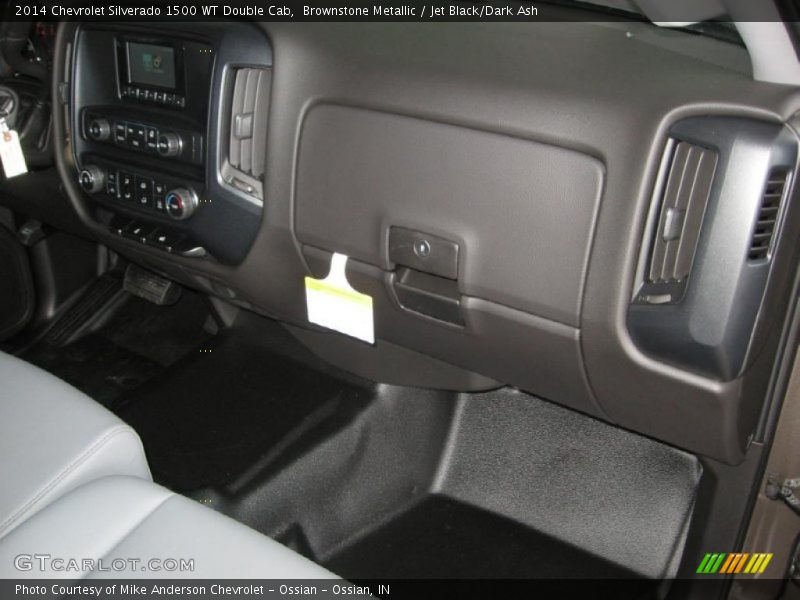 Brownstone Metallic / Jet Black/Dark Ash 2014 Chevrolet Silverado 1500 WT Double Cab