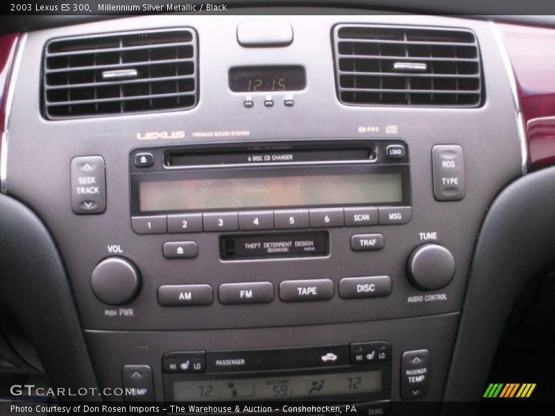 Millennium Silver Metallic / Black 2003 Lexus ES 300