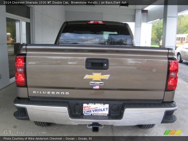 Brownstone Metallic / Jet Black/Dark Ash 2014 Chevrolet Silverado 1500 WT Double Cab