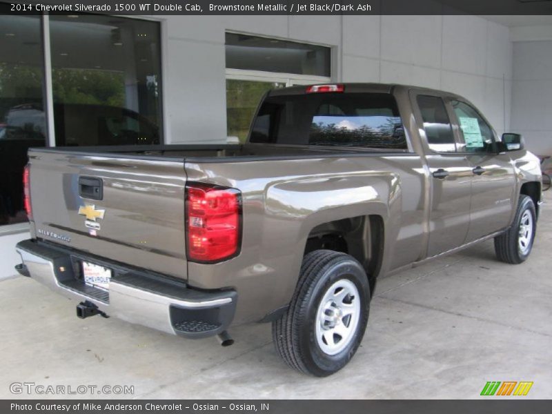 Brownstone Metallic / Jet Black/Dark Ash 2014 Chevrolet Silverado 1500 WT Double Cab