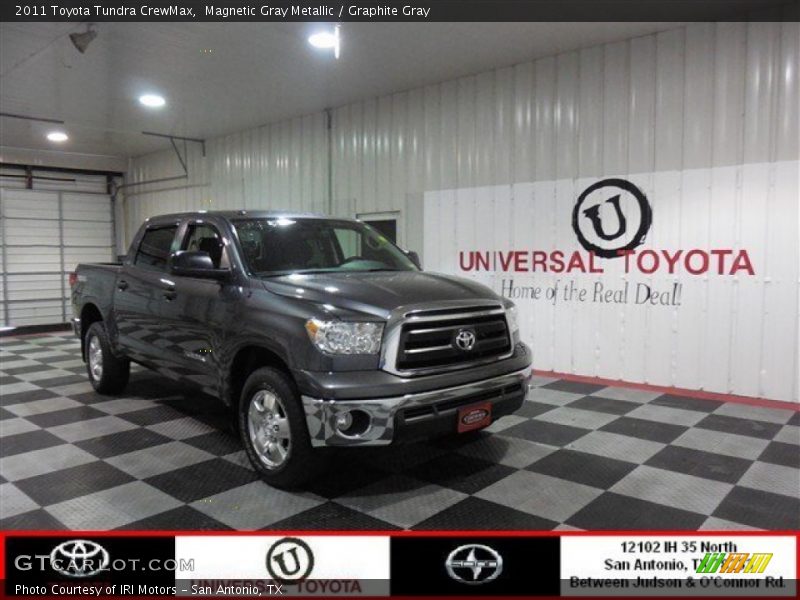 Magnetic Gray Metallic / Graphite Gray 2011 Toyota Tundra CrewMax