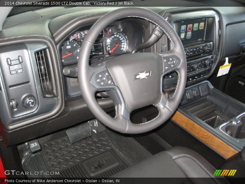 Victory Red / Jet Black 2014 Chevrolet Silverado 1500 LTZ Double Cab
