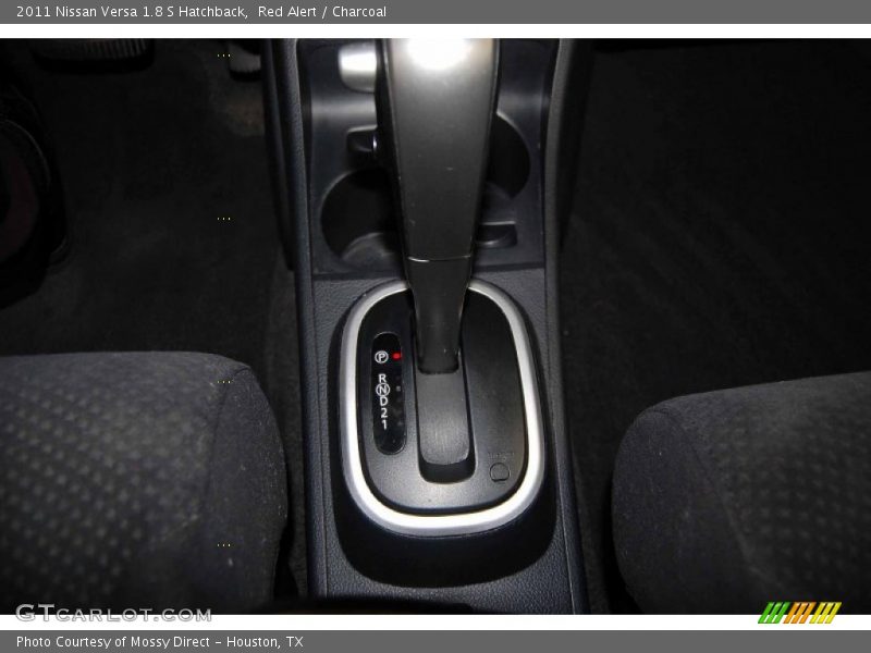 Red Alert / Charcoal 2011 Nissan Versa 1.8 S Hatchback