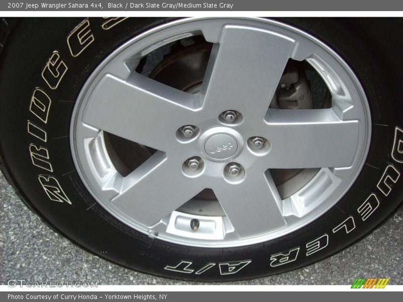 Black / Dark Slate Gray/Medium Slate Gray 2007 Jeep Wrangler Sahara 4x4