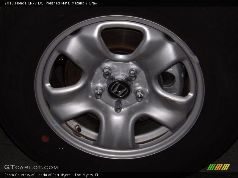 Polished Metal Metallic / Gray 2013 Honda CR-V LX