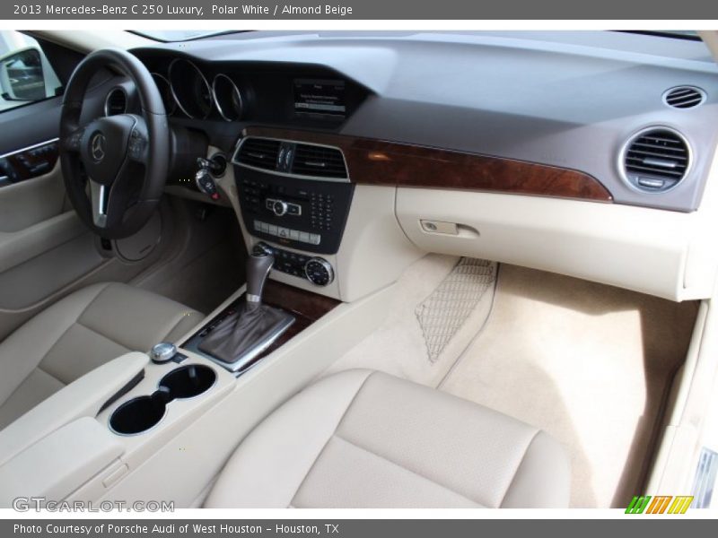 Polar White / Almond Beige 2013 Mercedes-Benz C 250 Luxury