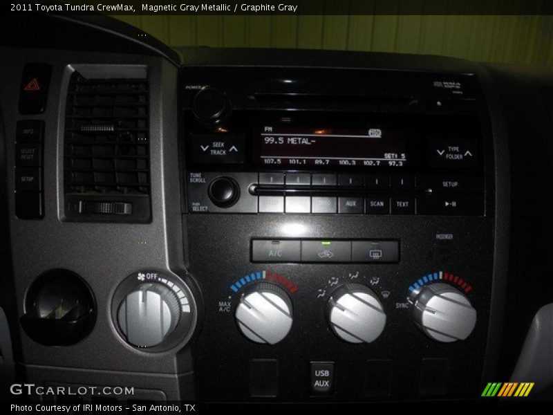 Magnetic Gray Metallic / Graphite Gray 2011 Toyota Tundra CrewMax