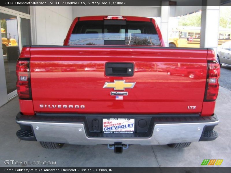 Victory Red / Jet Black 2014 Chevrolet Silverado 1500 LTZ Double Cab