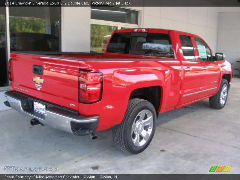 Victory Red / Jet Black 2014 Chevrolet Silverado 1500 LTZ Double Cab