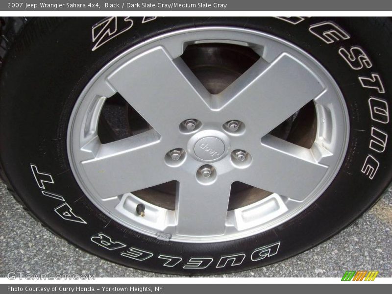 Black / Dark Slate Gray/Medium Slate Gray 2007 Jeep Wrangler Sahara 4x4