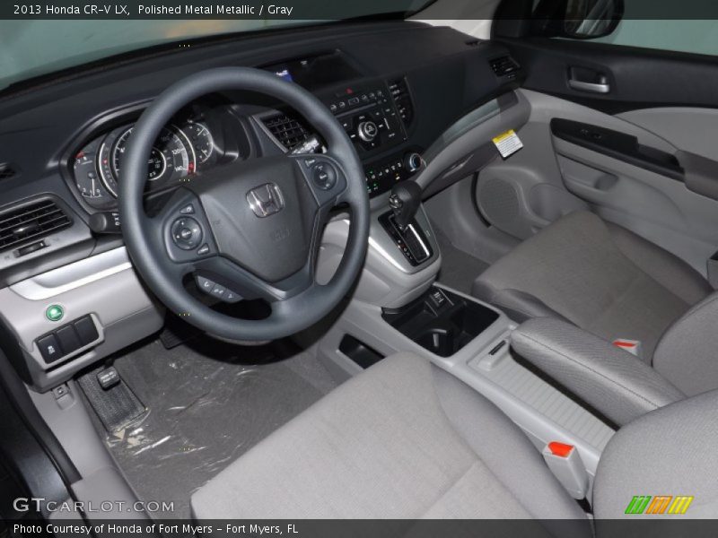Polished Metal Metallic / Gray 2013 Honda CR-V LX