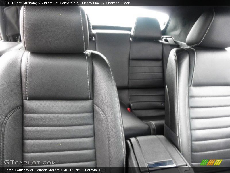 Ebony Black / Charcoal Black 2011 Ford Mustang V6 Premium Convertible