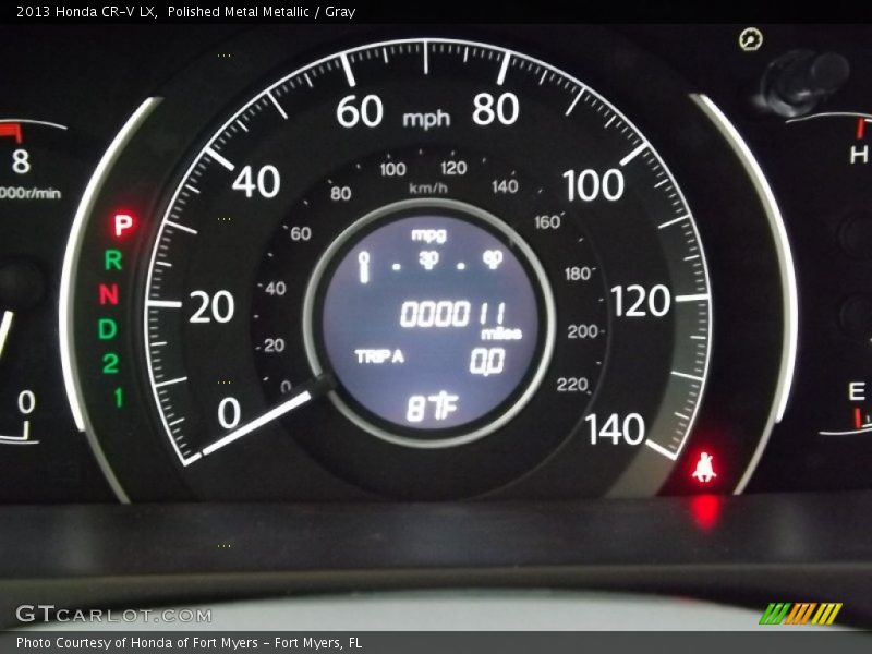 Polished Metal Metallic / Gray 2013 Honda CR-V LX