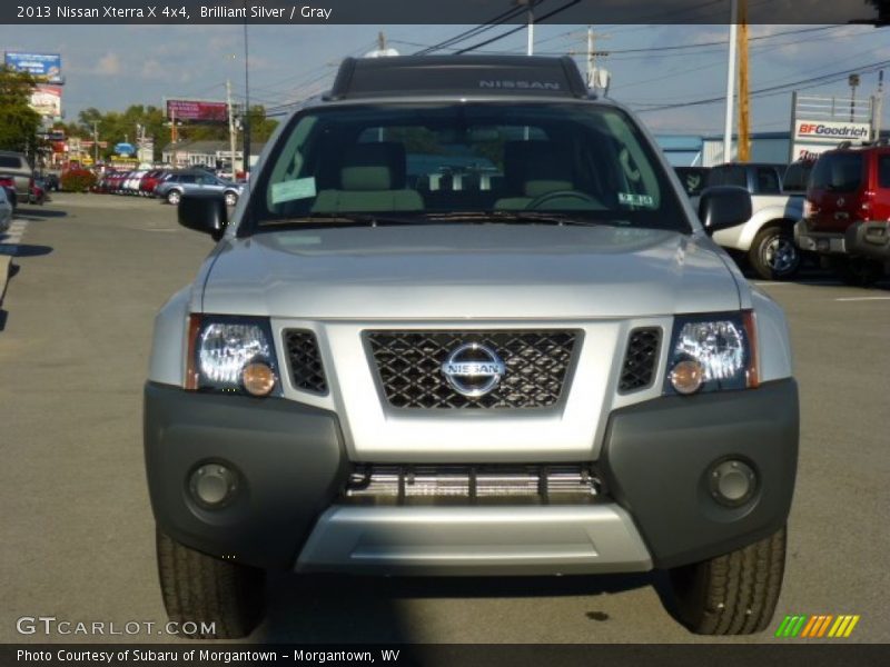 Brilliant Silver / Gray 2013 Nissan Xterra X 4x4