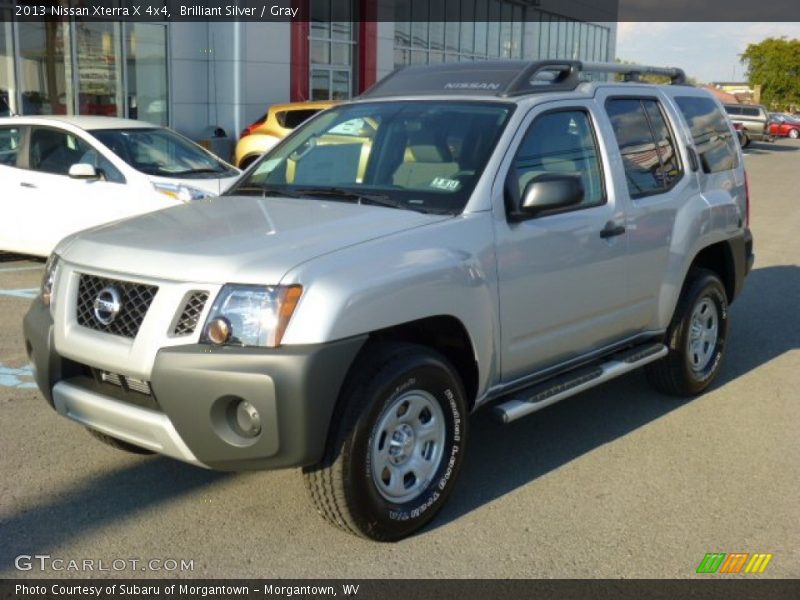 Brilliant Silver / Gray 2013 Nissan Xterra X 4x4