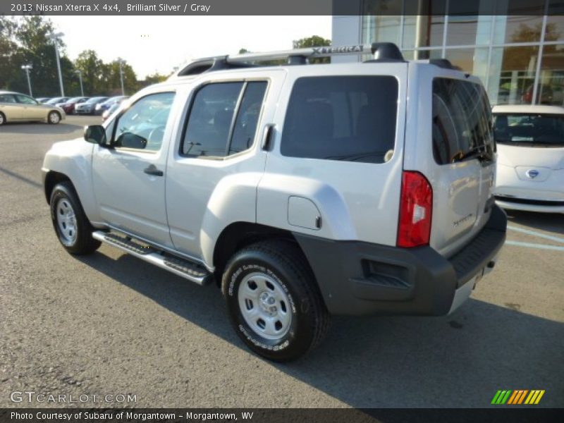 Brilliant Silver / Gray 2013 Nissan Xterra X 4x4