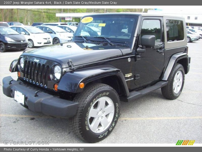 Black / Dark Slate Gray/Medium Slate Gray 2007 Jeep Wrangler Sahara 4x4