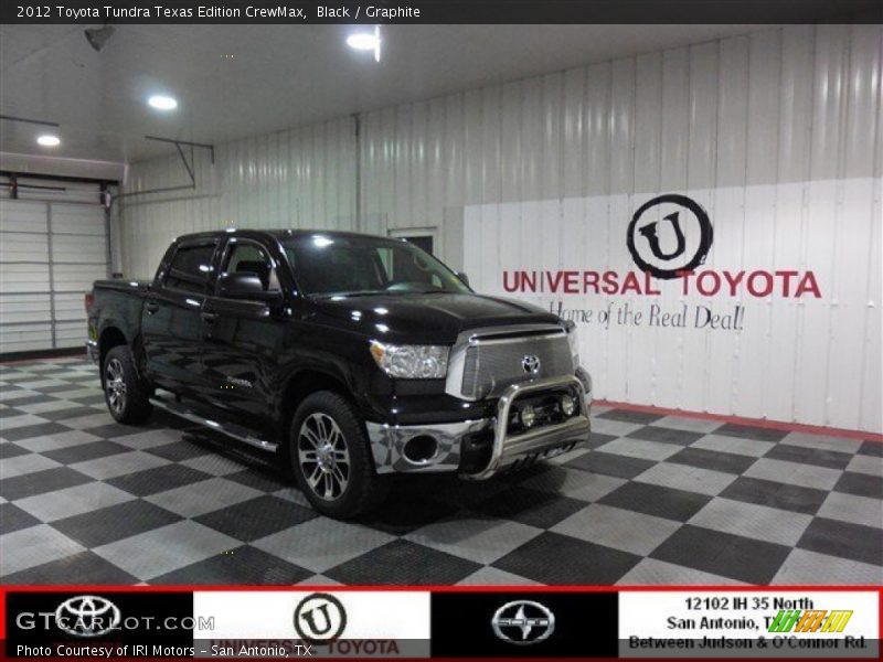 Black / Graphite 2012 Toyota Tundra Texas Edition CrewMax