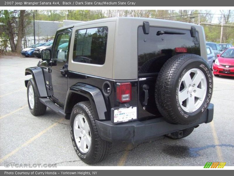 Black / Dark Slate Gray/Medium Slate Gray 2007 Jeep Wrangler Sahara 4x4