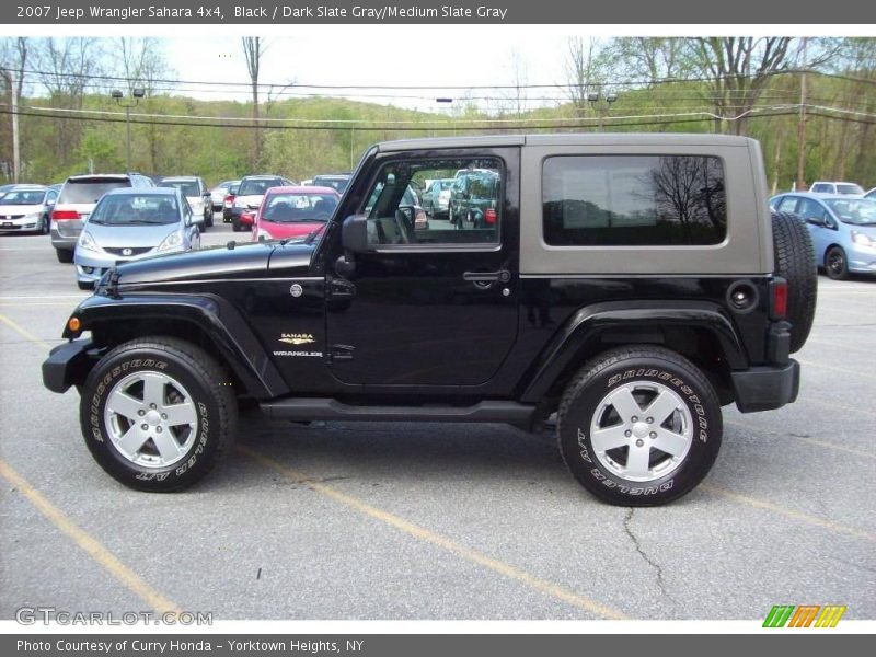 Black / Dark Slate Gray/Medium Slate Gray 2007 Jeep Wrangler Sahara 4x4