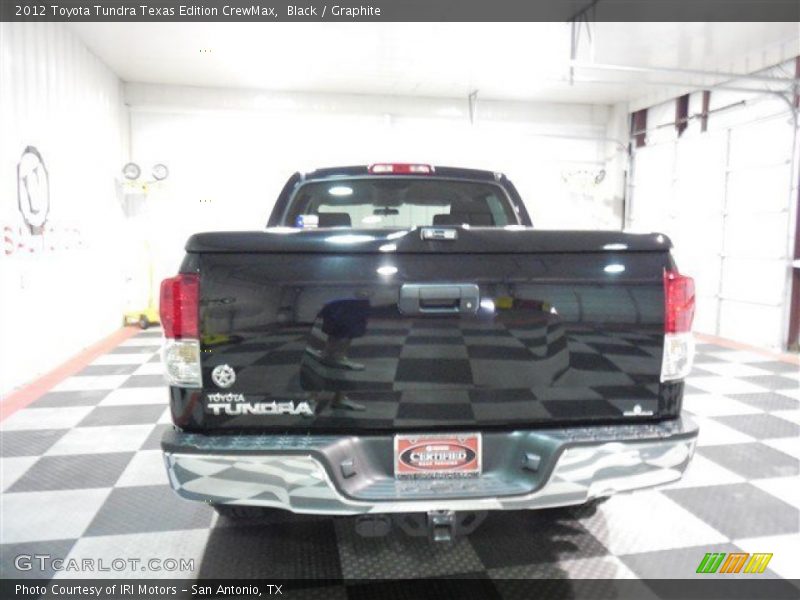 Black / Graphite 2012 Toyota Tundra Texas Edition CrewMax