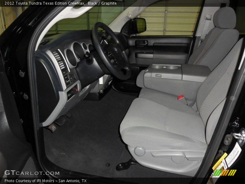 Black / Graphite 2012 Toyota Tundra Texas Edition CrewMax