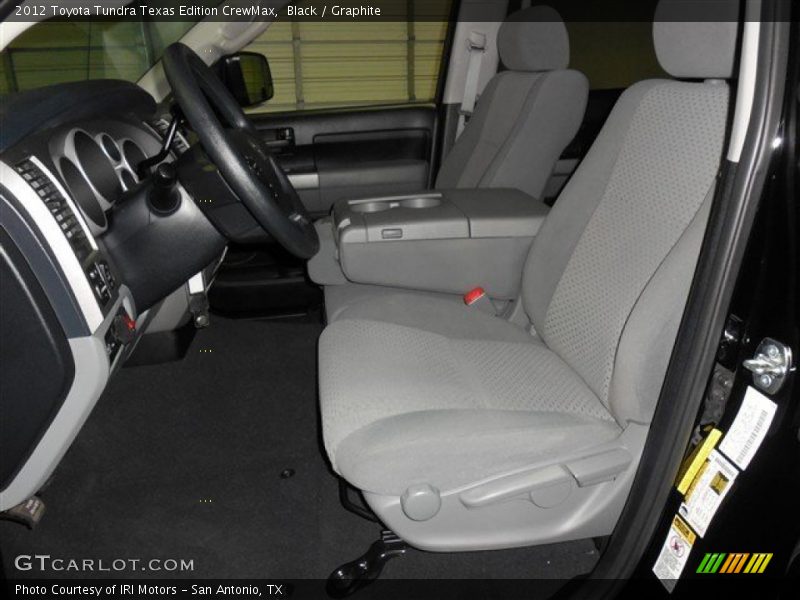 Black / Graphite 2012 Toyota Tundra Texas Edition CrewMax