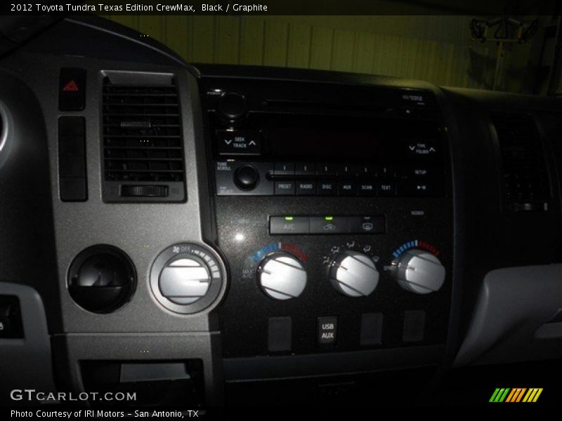 Black / Graphite 2012 Toyota Tundra Texas Edition CrewMax