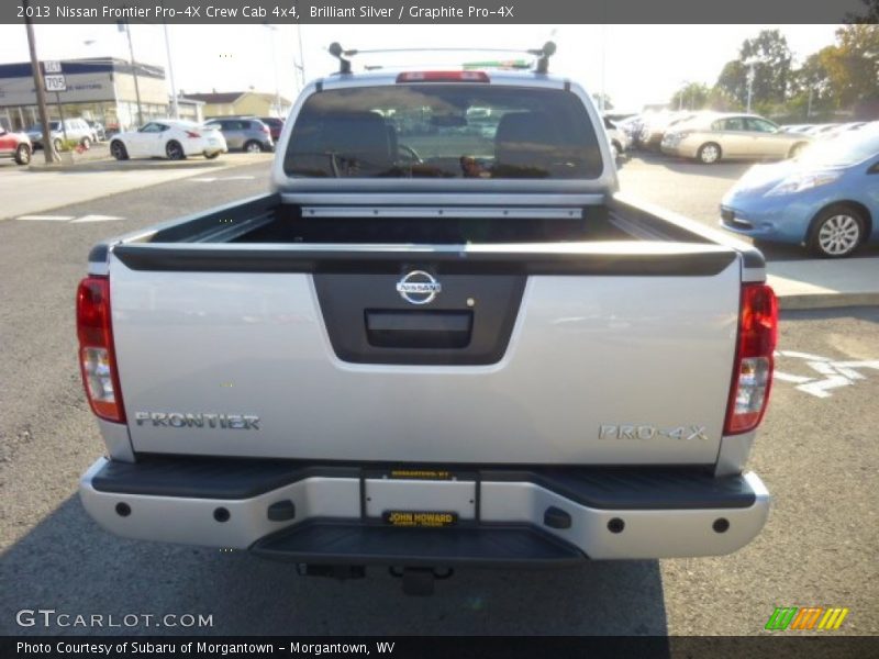 Brilliant Silver / Graphite Pro-4X 2013 Nissan Frontier Pro-4X Crew Cab 4x4