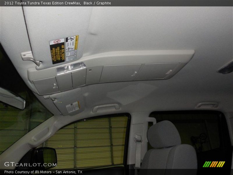 Black / Graphite 2012 Toyota Tundra Texas Edition CrewMax