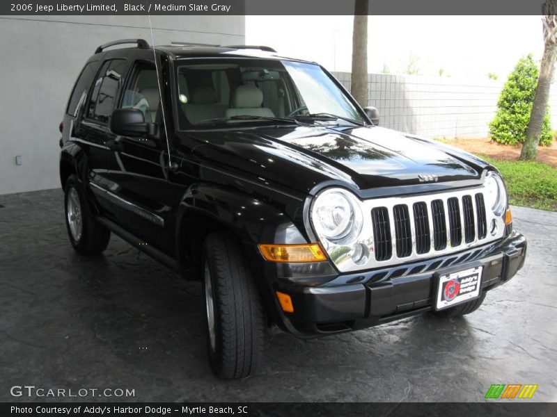 Black / Medium Slate Gray 2006 Jeep Liberty Limited