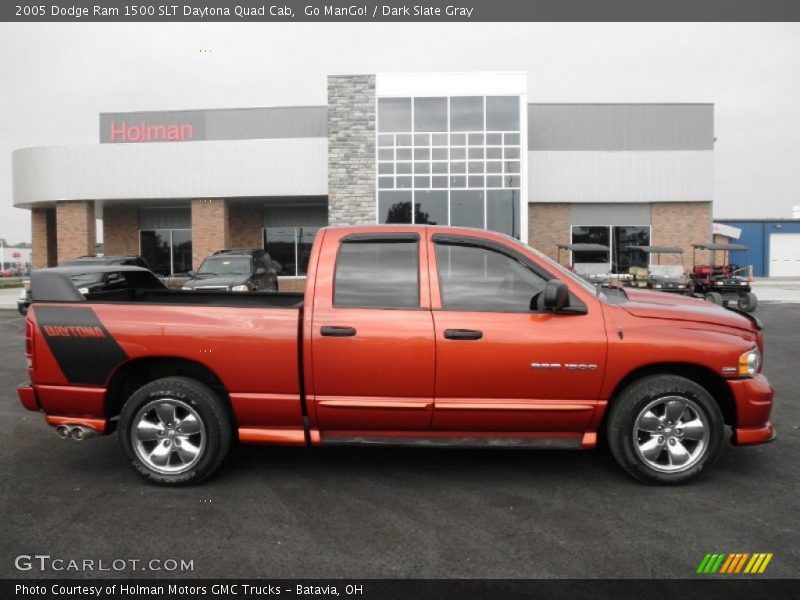 Go ManGo! / Dark Slate Gray 2005 Dodge Ram 1500 SLT Daytona Quad Cab