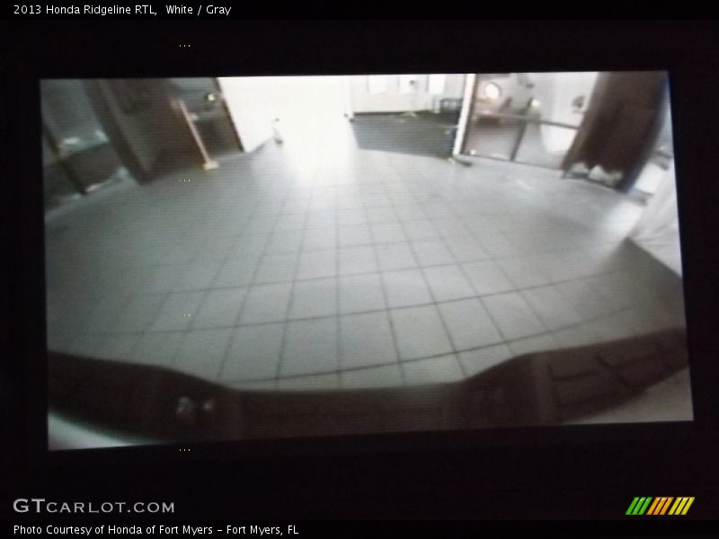 White / Gray 2013 Honda Ridgeline RTL