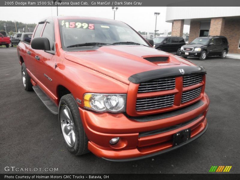 Go ManGo! / Dark Slate Gray 2005 Dodge Ram 1500 SLT Daytona Quad Cab