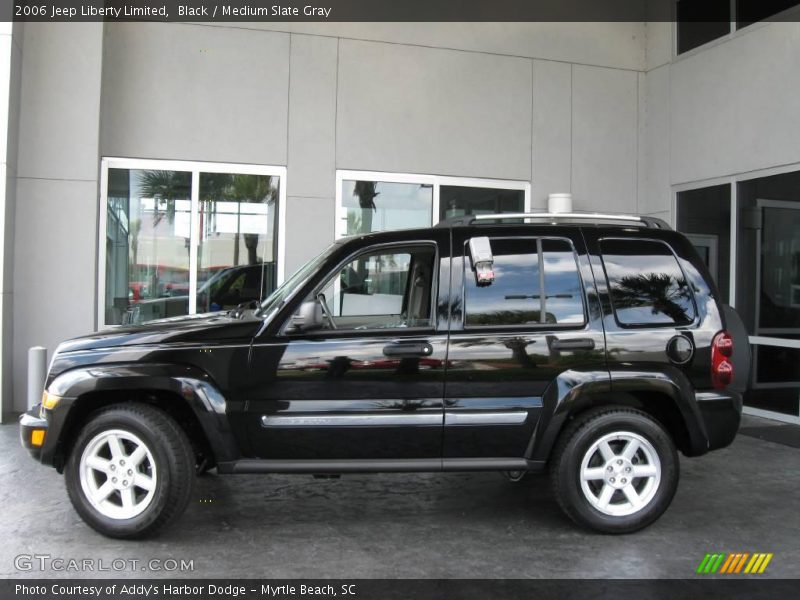 Black / Medium Slate Gray 2006 Jeep Liberty Limited
