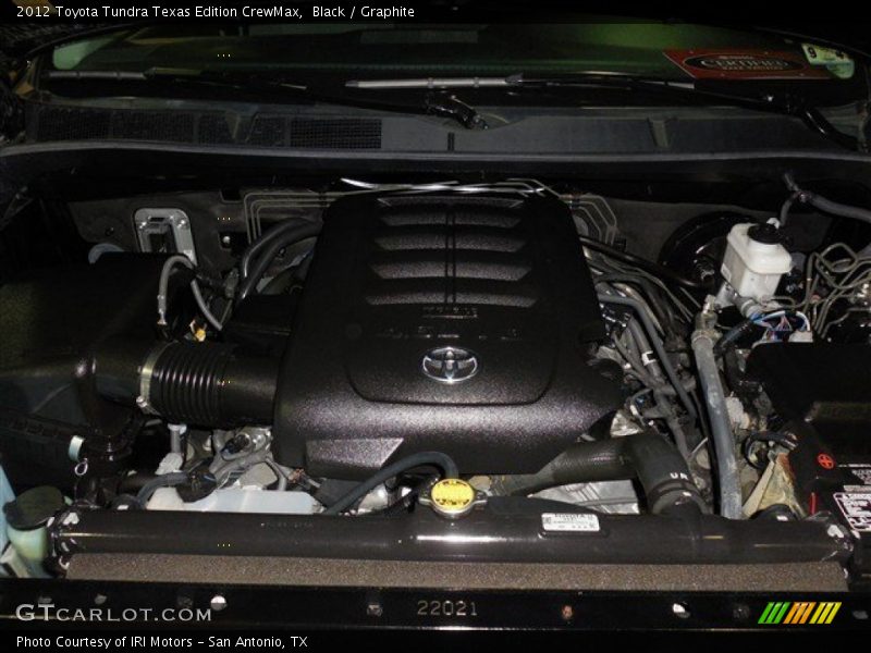 Black / Graphite 2012 Toyota Tundra Texas Edition CrewMax