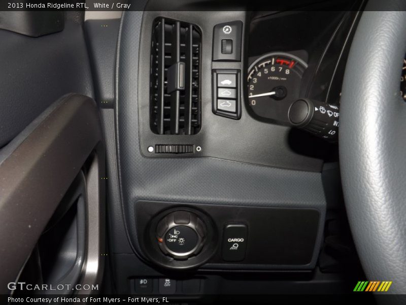 White / Gray 2013 Honda Ridgeline RTL