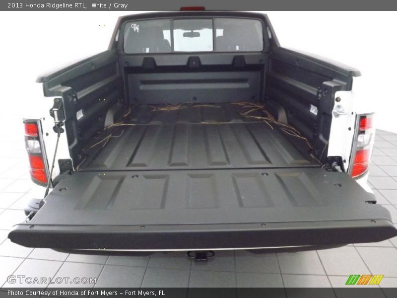 White / Gray 2013 Honda Ridgeline RTL